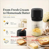 Load image into Gallery viewer, Manual &amp; Electric Dual Use Butter Churn Machine Cream Mixer for Bakery Homemade Butter Making