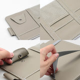 Load image into Gallery viewer, Car Glasses Storage PU Leather Multi-Function Sun Visor Point Organizer Storage Pocket Auto Sunglasses Holder Cards Organizer