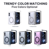 Load image into Gallery viewer, For Samsung Galaxy Z Fold 7 zFold 8 Wide 8Ultra Slim Skin Feel Magnetic Foldable Phone Case 360° Rotating Ring Stand Hinge Cover
