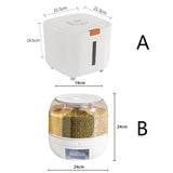 Load image into Gallery viewer, 360° Rotating 6-Grid Food Dispenser - Airtight Kitchen Storage Container for Grains, Cereal &amp; Dry Goods