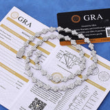 Load image into Gallery viewer, Nuoya Brass/925 VVS1 Moissanite Tennis Necklace Hip Hop Full Paved Diamond Cross Bracelet Unisex