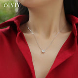 Load image into Gallery viewer, OIYIY 1-3ct Moissanite Necklace 925 Sterling Silver D VVS1 GRA Certified Lab Grown Diamond Luxury Fine Jewelry Wedding Gift
