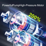 Load image into Gallery viewer, Portable Car Air Compressor 3X Faster 150PSI Cordless Tire Inflator Pump with Digital Gauge for Car Motorcycle Bike Air Pump