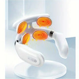 Load image into Gallery viewer, Portable 4D Electric Neck &amp; Shoulder Massager USB Rechargeable Heating Hot Pressing Magnetic Pulse Neck Massage Instrument