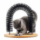 Load image into Gallery viewer, Cat Toy Arch Self Groome Pamper Feline with A Massage Grooming Rubbing Brush with Scratching Pad Toy for Cats Interactive Toys