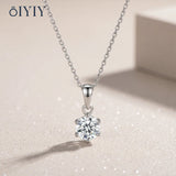 Load image into Gallery viewer, OIYIY 1-3ct Moissanite Necklace 925 Sterling Silver VVS1 GRA Certified Lab Grown Diamond Pendant Luxury Fine Jewelry Gift