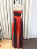 Load image into Gallery viewer, Tie-dye Gradient Hollow Out Women's Maxi Dress Elegant Off Shoulder A-line Hem Long Dresses New Summer 2025 Holiday Female Robes