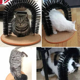 Load image into Gallery viewer, Cat Toy Arch Self Groome Pamper Feline with A Massage Grooming Rubbing Brush with Scratching Pad Toy for Cats Interactive Toys