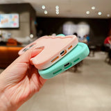 Load image into Gallery viewer, 6 Pcs Wavy Edge Solid Color Soft Touch Shockproof Phone Cases, Minimalist Stylish Protective Covers Compatible with iPhone 12,13,14,15,16,17 Pro Max/Plus/Air