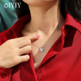 Load image into Gallery viewer, OIYIY Moissanite Necklace for Women 925 Sterling Silver D VVS1 GRA Certified Lab Grown Diamond Pendant Luxury Fine Jewelry Gift