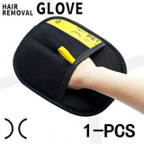 Load image into Gallery viewer, Pet Hair Remover Gloves Electrostatic for Cats Dogs, Reusable Washable Grooming Glove with 2-in-1 Lint Roller Brush - Safe Non-T