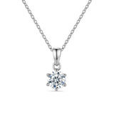 Load image into Gallery viewer, OIYIY 1-3ct Moissanite Necklace 925 Sterling Silver VVS1 GRA Certified Lab Grown Diamond Pendant Luxury Fine Jewelry Gift