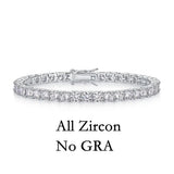 Load image into Gallery viewer, Junsun 3mm to 6.5mm D Color VVS1 Moissanite Tennis Bracelet for Women Men S925 Sterling Silver Fine Jewelry for Wife Husband