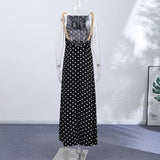 Load image into Gallery viewer, Sexy Bead Strap Maxi Dresses Women's Slim Sleeveless Backless Waist-cinching Hip-wrap Dress 2026 New Ladies Summer Evening Grown