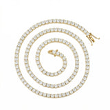 Load image into Gallery viewer, New D VVS1 925 Sterling Silver Moissanite Tennis Necklace Original with GRA Bracelets for Women Man Sparkling Party Jewelry