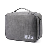 Load image into Gallery viewer, Data Cable Storage Bag Portable Travel Storage Bags for Cables Chargers Earphones Powerbanks