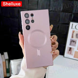 Load image into Gallery viewer, Luxury For Magsafe Magnetic Soft TPU Case Shelluxe For Samsung Galaxy S26 S25 EDGE S24 S23 S22 Ultra S21 Plus S20 FE Phone Cover